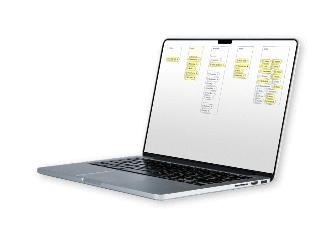 Laptop showing the user-friendly interface of Engrates platform